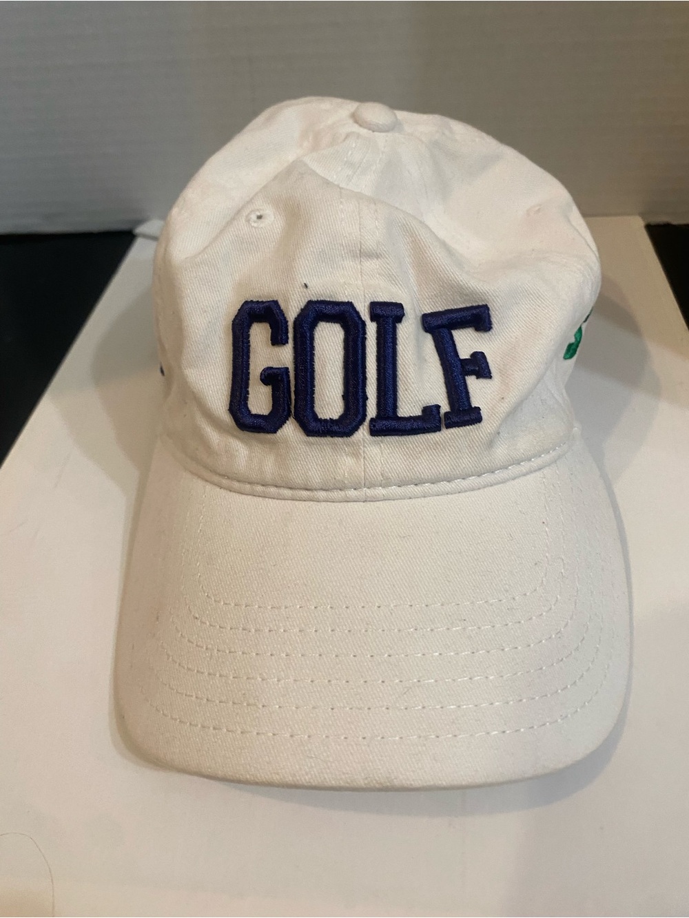 White 'GOLF' Embroidered Baseball Cap -collector Tyler the creator